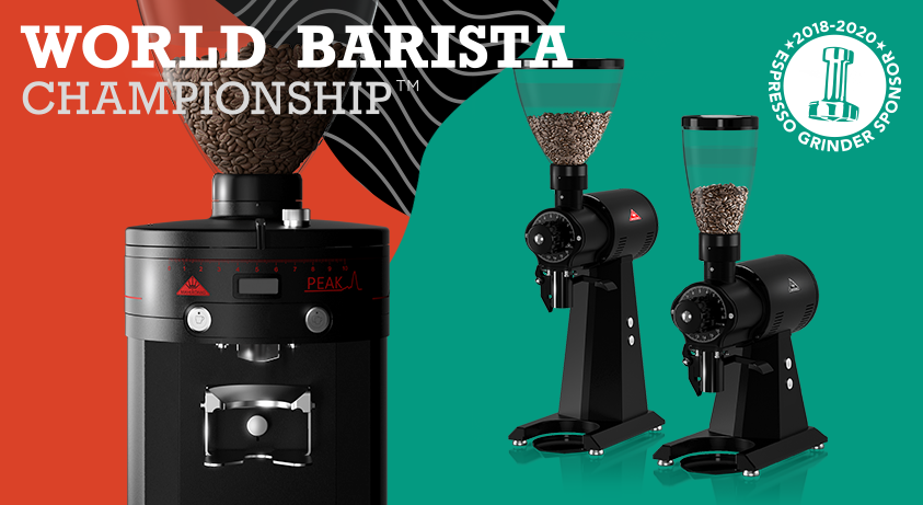 THE BEST BARISTI OF THE WORLD GRIND WITH THE PEAK & EK43
