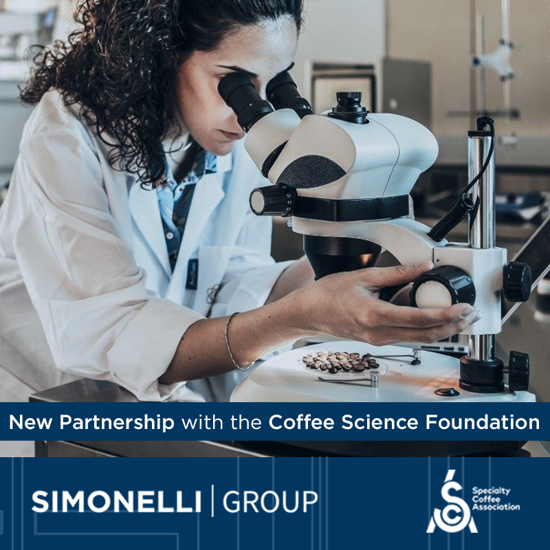 SIMONELLI GROUP ANNOUNCES NEW PARTNERSHIP WITH THE  COFFEE SCIENCE FOUNDATION (CSF)