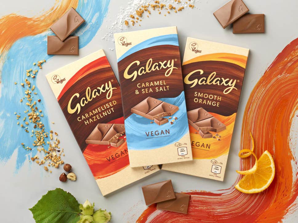 GALAXY LAUNCHES FIRST EVER VEGAN CHOCOLATE BARS