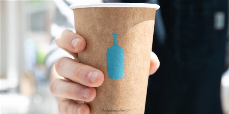 COFFEE CHAIN BLUE BOTTLE AIMS TO ELIMINATE PAPER AND PLASTIC CUPS