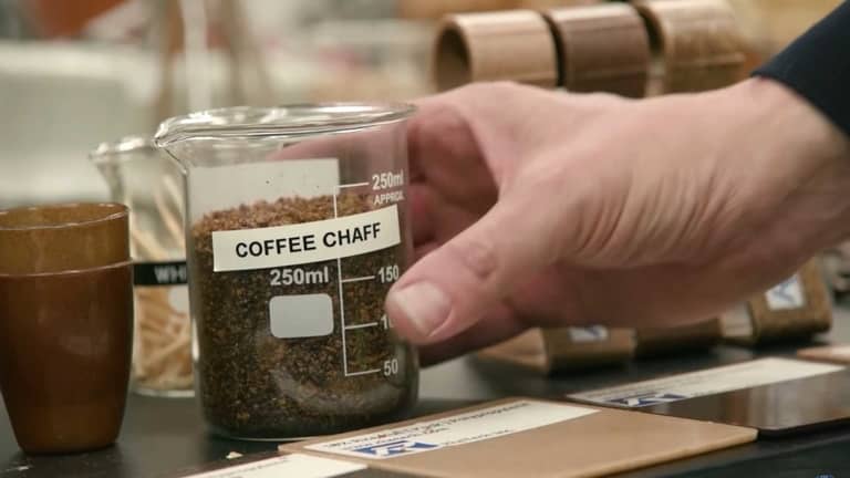 FORD IS TRANSFORMING COFFEE WASTE INTO CAR PARTS