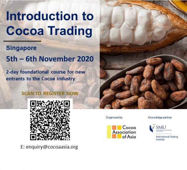 COCOA ASSOCIATION OF ASIA INTRODUCES AN ONLINE COURSE (UPDATED)