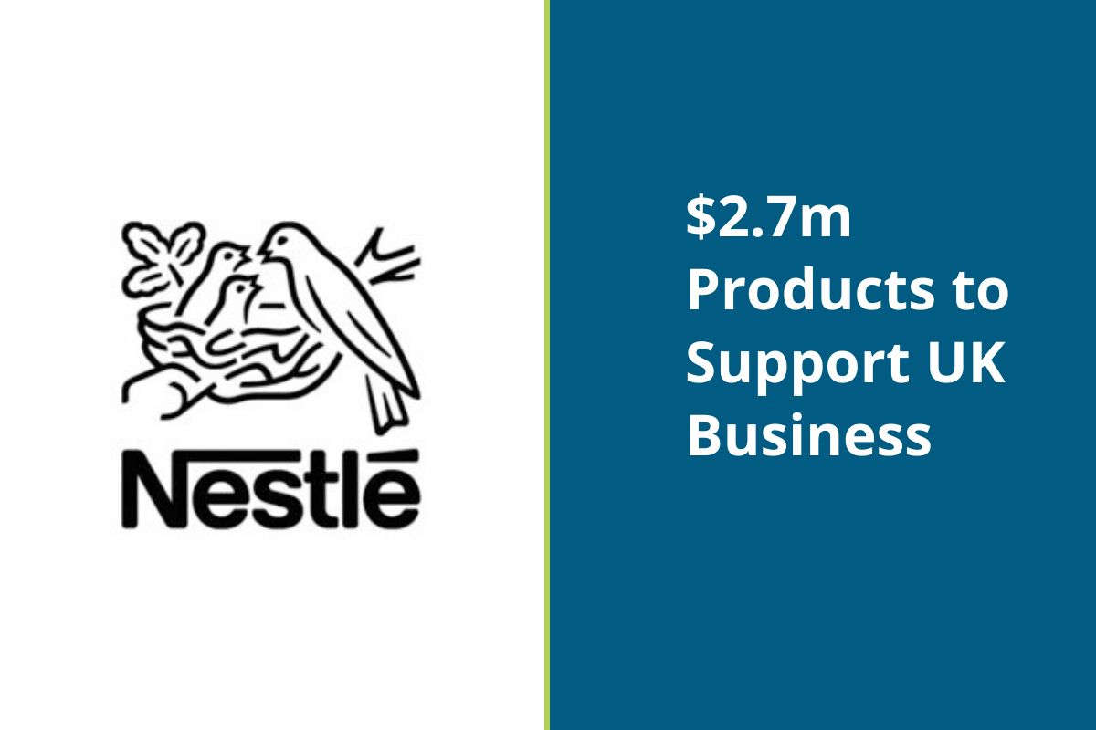 NESTLÉ TO PROVIDE £2M ($2.7M) OF PRODUCTS TO SUPPORT BUSINESSES REOPENING