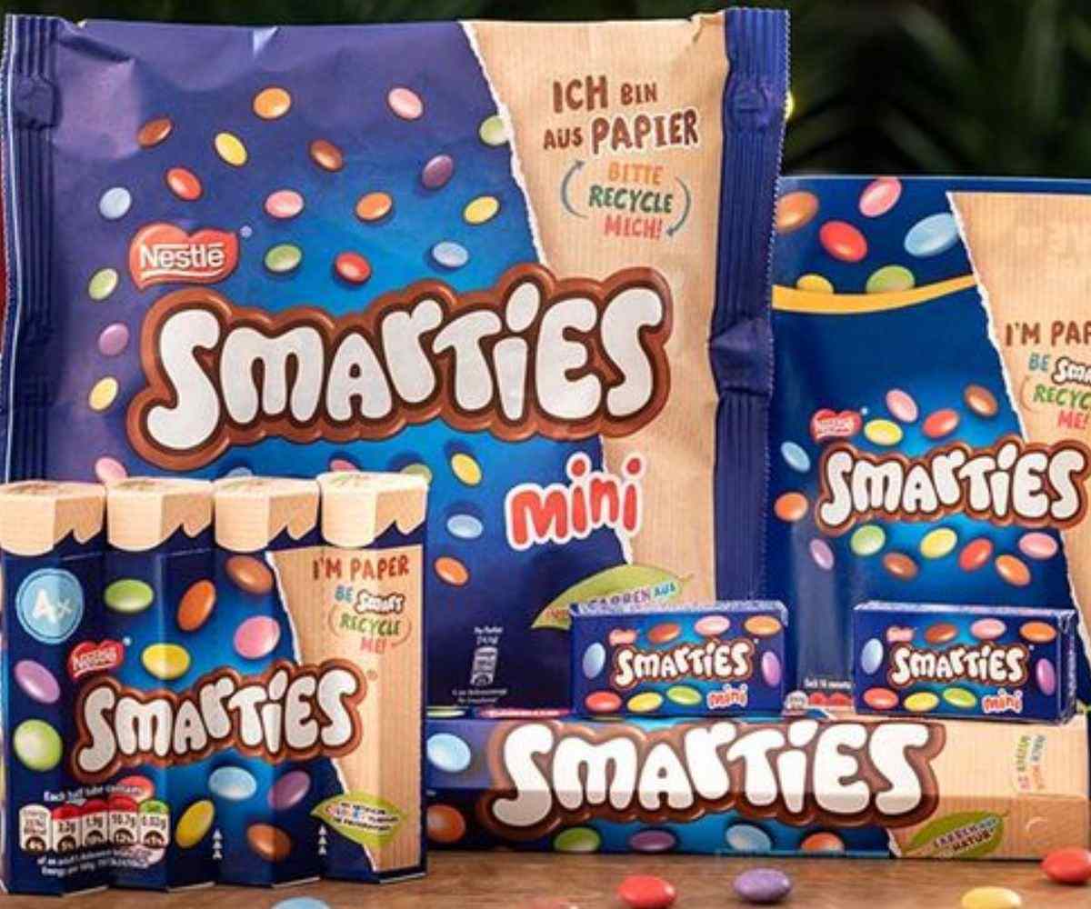 NESTLÉ SMARTIES SWITCH TO PAPER PACKAGING WORLDWIDE