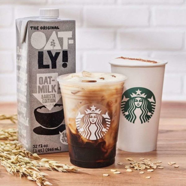 Us Starbucks agrega Oatly Oatmilk para satisfacer la creciente demanda 'basada en plantas'