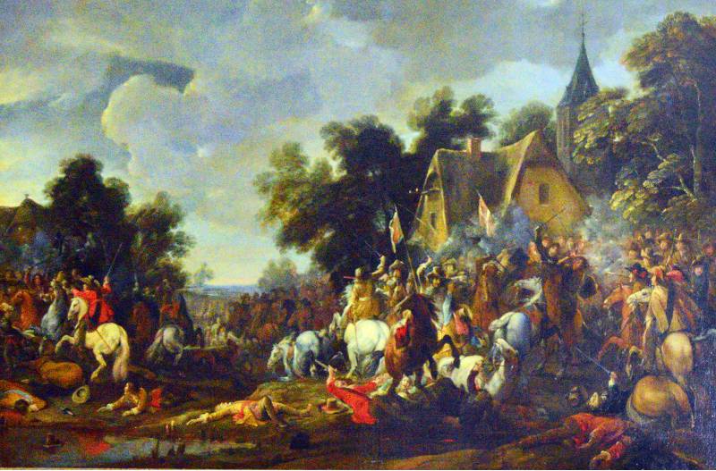 Battle Scene From The 80 Years War By David Temiers The Younger