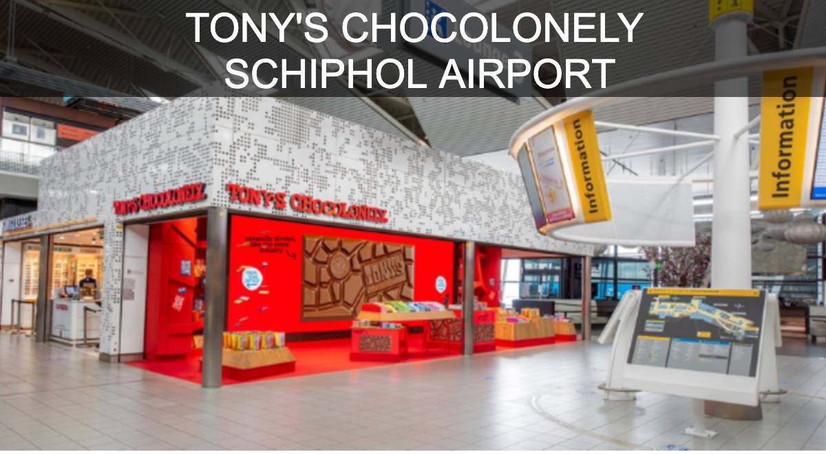 TONY'S CHOCOLONELY OPENS FIRST AIRPORT STORE