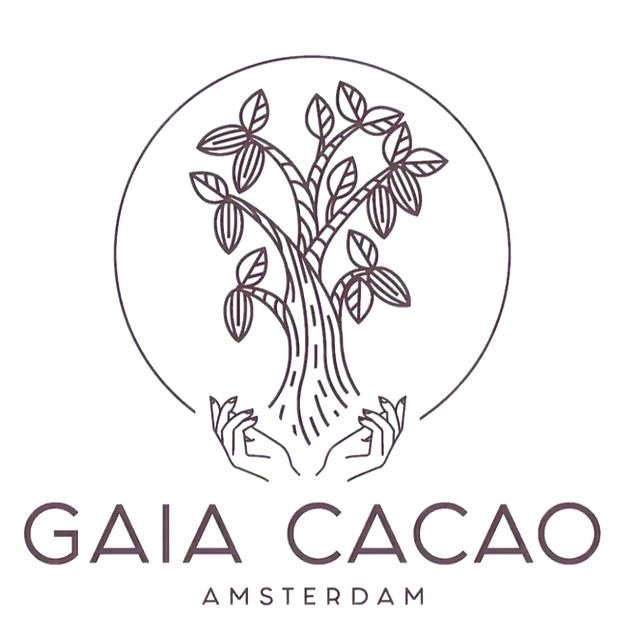 Gaia Cacao Brown Logo With Light Backgr