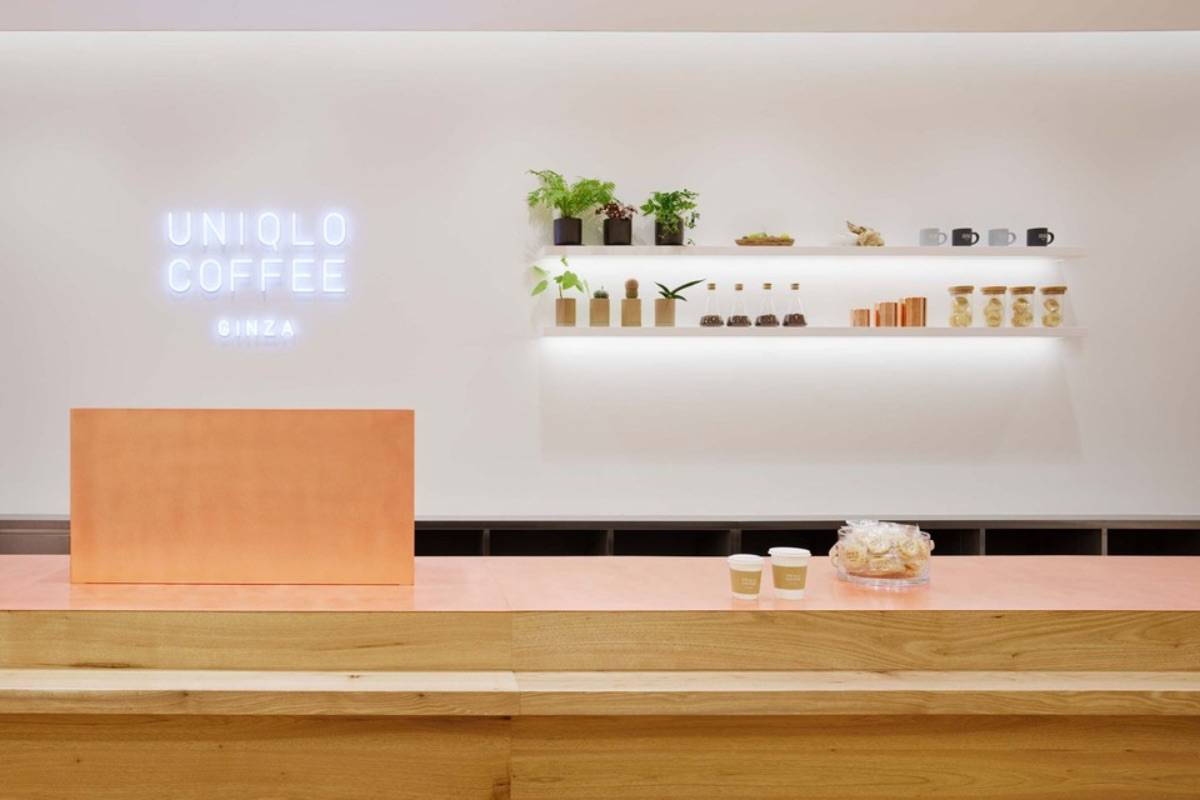 CLOTHING RETAILER UNIQLO TRIALS IN-STORE CAFE