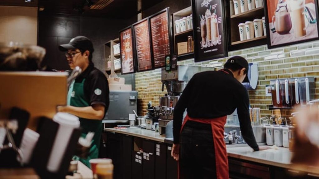 Starbucks workers