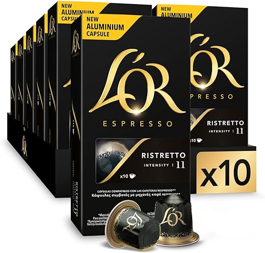 L'OR Espresso Ristretto Capsules: A Bold 100-Drink Delight
